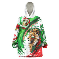 Bulgaria Independence Day Wearable Blanket Hoodie Bulgarian Flag Patriotic Lion National Emblem