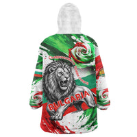Bulgaria Independence Day Wearable Blanket Hoodie Bulgarian Flag Patriotic Lion National Emblem