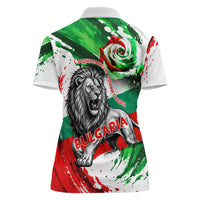 Bulgaria Independence Day Women Polo Shirt Bulgarian Flag Patriotic Lion National Emblem