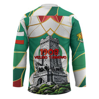 Bulgaria Independence Day 1908 Hockey Jersey Veliko Tarnovo Monument National Flag Patriot