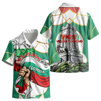 Bulgaria Independence Day 1908 Kid Hawaiian Shirt Veliko Tarnovo Monument National Flag Patriot