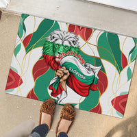 Bulgaria Independence Day 1908 Rubber Doormat Veliko Tarnovo Monument National Flag Patriot