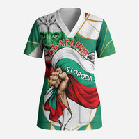 Bulgaria Independence Day 1908 Scrub Top Veliko Tarnovo Monument National Flag Patriot