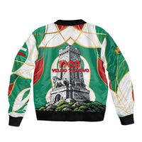 Bulgaria Independence Day 1908 Sleeve Zip Bomber Jacket Veliko Tarnovo Monument National Flag Patriot