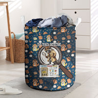 Jimothy The Raccoon The Trash Detective Laundry Basket Funny Noir Sleuth Missing Snacks Crime Mystery