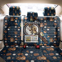 Jimothy The Raccoon The Trash Detective Back Car Seat Cover Funny Noir Sleuth Missing Snacks Crime Mystery