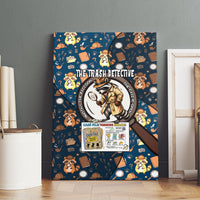 Jimothy The Raccoon The Trash Detective Canvas Wall Art Funny Noir Sleuth Missing Snacks Crime Mystery
