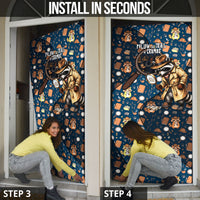 Jimothy The Raccoon The Trash Detective Door Cover Funny Noir Sleuth Missing Snacks Crime Mystery