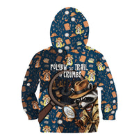 Jimothy The Raccoon The Trash Detective Kid Hoodie Funny Noir Sleuth Missing Snacks Crime Mystery