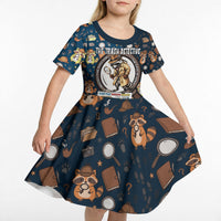 Jimothy The Raccoon The Trash Detective Kid Short Sleeve Dress Funny Noir Sleuth Missing Snacks Crime Mystery