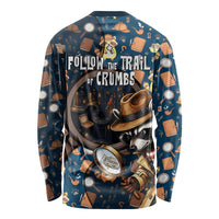Jimothy The Raccoon The Trash Detective Long Sleeve Shirt Funny Noir Sleuth Missing Snacks Crime Mystery