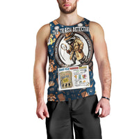 Jimothy The Raccoon The Trash Detective Men Tank Top Funny Noir Sleuth Missing Snacks Crime Mystery