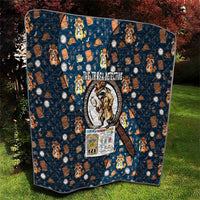 Jimothy The Raccoon The Trash Detective Quilt Funny Noir Sleuth Missing Snacks Crime Mystery