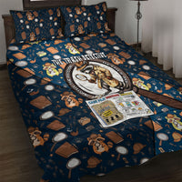 Jimothy The Raccoon The Trash Detective Quilt Bed Set Funny Noir Sleuth Missing Snacks Crime Mystery