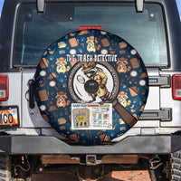 Jimothy The Raccoon The Trash Detective Spare Tire Cover Funny Noir Sleuth Missing Snacks Crime Mystery