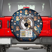 Jimothy The Raccoon The Trash Detective Spare Tire Cover Funny Noir Sleuth Missing Snacks Crime Mystery