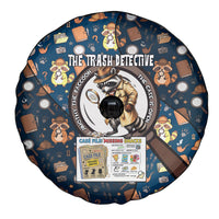 Jimothy The Raccoon The Trash Detective Spare Tire Cover Funny Noir Sleuth Missing Snacks Crime Mystery