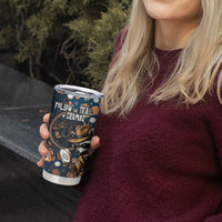 Jimothy The Raccoon The Trash Detective Tumbler Cup Funny Noir Sleuth Missing Snacks Crime Mystery