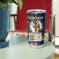 Jimothy The Raccoon The Trash Detective Tumbler Cup Funny Noir Sleuth Missing Snacks Crime Mystery