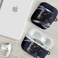 Ninja Raccoon Quasimodo Pizza Heist AirPods Case Night Stealth Scene Detailed Pizza Slices
