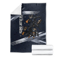 Ninja Raccoon Quasimodo Pizza Heist Blanket Night Stealth Scene Detailed Pizza Slices