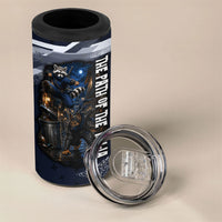 Ninja Raccoon Quasimodo Pizza Heist 4 in 1 Can Cooler Tumbler Night Stealth Scene Detailed Pizza Slices