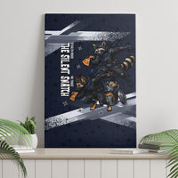 Ninja Raccoon Quasimodo Pizza Heist Canvas Wall Art Night Stealth Scene Detailed Pizza Slices