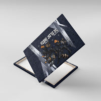 Ninja Raccoon Quasimodo Pizza Heist Canvas Wall Art Night Stealth Scene Detailed Pizza Slices