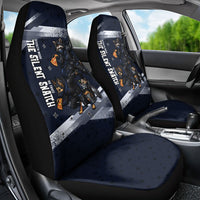 Ninja Raccoon Quasimodo Pizza Heist Car Seat Cover Night Stealth Scene Detailed Pizza Slices