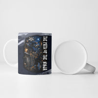 Ninja Raccoon Quasimodo Pizza Heist Ceramic Mug Night Stealth Scene Detailed Pizza Slices