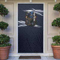 Ninja Raccoon Quasimodo Pizza Heist Door Cover Night Stealth Scene Detailed Pizza Slices