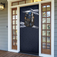 Ninja Raccoon Quasimodo Pizza Heist Door Cover Night Stealth Scene Detailed Pizza Slices