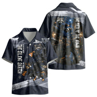 Ninja Raccoon Quasimodo Pizza Heist Kid Hawaiian Shirt Night Stealth Scene Detailed Pizza Slices