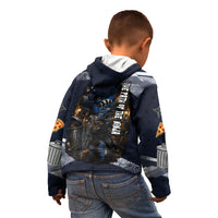 Ninja Raccoon Quasimodo Pizza Heist Kid Hoodie Night Stealth Scene Detailed Pizza Slices