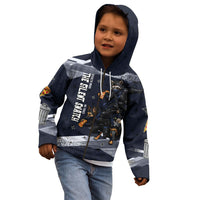 Ninja Raccoon Quasimodo Pizza Heist Kid Hoodie Night Stealth Scene Detailed Pizza Slices