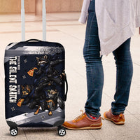 Ninja Raccoon Quasimodo Pizza Heist Luggage Cover Night Stealth Scene Detailed Pizza Slices