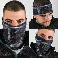 Ninja Raccoon Quasimodo Pizza Heist Neck Gaiter Night Stealth Scene Detailed Pizza Slices
