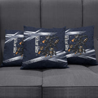 Ninja Raccoon Quasimodo Pizza Heist Pillow Cover Night Stealth Scene Detailed Pizza Slices