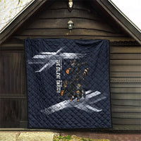 Ninja Raccoon Quasimodo Pizza Heist Quilt Night Stealth Scene Detailed Pizza Slices