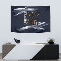 Ninja Raccoon Quasimodo Pizza Heist Tapestry Night Stealth Scene Detailed Pizza Slices