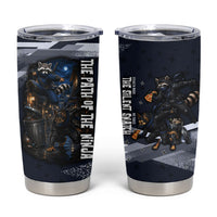 Ninja Raccoon Quasimodo Pizza Heist Tumbler Cup Night Stealth Scene Detailed Pizza Slices