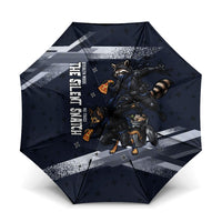 Ninja Raccoon Quasimodo Pizza Heist Umbrella Night Stealth Scene Detailed Pizza Slices
