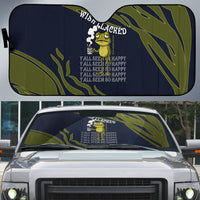 Wish I Lacked Critical Thinking Skills Y'all Seem So Happy Frog Auto Sun Shade Funny Overthinking Meme