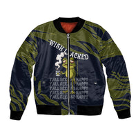 Wish I Lacked Critical Thinking Skills Y'all Seem So Happy Frog Bomber Jacket Funny Overthinking Meme