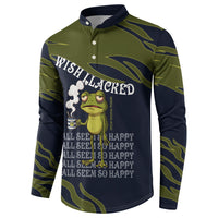 Wish I Lacked Critical Thinking Skills Y'all Seem So Happy Frog Button Sweatshirt Funny Overthinking Meme