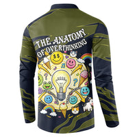 Wish I Lacked Critical Thinking Skills Y'all Seem So Happy Frog Button Sweatshirt Funny Overthinking Meme