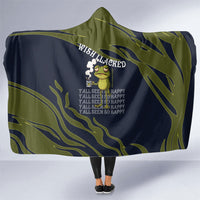Wish I Lacked Critical Thinking Skills Y'all Seem So Happy Frog Hooded Blanket Funny Overthinking Meme
