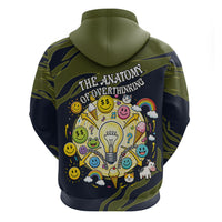 Wish I Lacked Critical Thinking Skills Y'all Seem So Happy Frog Hoodie Funny Overthinking Meme