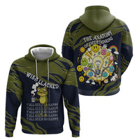 Wish I Lacked Critical Thinking Skills Y'all Seem So Happy Frog Hoodie Funny Overthinking Meme