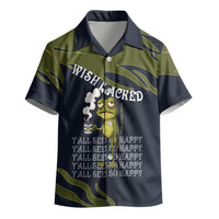 Wish I Lacked Critical Thinking Skills Y'all Seem So Happy Frog Kid Hawaiian Shirt Funny Overthinking Meme